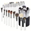 Lidschatten, 26-teiliges Make-up-Pinsel-Set, Rouge, Foundation, Concealer, Lidschatten, Augenbrauen, Puder, Kosmetikpinsel, weiche Faser, Gesichts-Make-up, Beauty-Tools, 230211