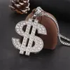 anelli a grappolo transfrontalieri euroamericani evento di apertura di gioielli anello del dollaro americano con diamanti accessori hiphop collana ad anello da uomo alla moda e145