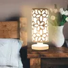 Bordslampor Modern lampa E27 US Plug -knappkontroll Belysning Portable Night Light Hållbar för rum EL Hallbanan Living Decor