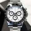 Nieuw herenhorloge Hoge kwaliteit VK quartz / mechanisch herenhorloge Kleur rubberen band Sport Timing Code Watch
