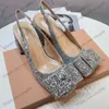 Scarpe eleganti con tacco grosso da donna Sandali con cinturino alla caviglia Sandali glitterati per scarpe da sposa per feste Presenti mocassini con lacci Scarpe casual da esterno Taglie forti