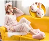 Tofflor Vinter tofflor kawaii kvinnor flip flop färg hamster rosa bruna hamster varma hem tofflor hemgolv icke-halktecknad tofflor 230210