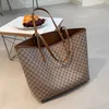 2023 Bags Clearance Outlets Pcs/set Luxury High Capacity Tote Handbag for Women 2023 Trends Brand Designer Striped Shopper Shoulder Shopping Bag