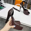2023 Fashion Louisity Sandals Lady Водонепроницаемые водонепроницаемые Viutonity средние высокие каблуки Leisure High Heels LKN