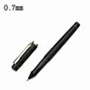 0.7mm Black Ink Roller Pen Plastic Handle Office Notes Sign Non-metal School Stationery