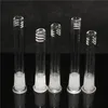 Shisha-Glas-Unterrohr, 14 mm, 18 mm männliches und weibliches Gelenk, diffuses Unterrohr mit 6 Schnitten für Glas-Wasserpfeifen-Dab-Rig