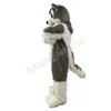 Halloween Gray Wolf Fox Husky Mascot Costume customize Cartoon Cows Anime theme character Adult Size Christmas Birthday Party Outdoor Outfit