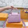 Luxo Capucinas BB BABAGRAS BACAIS DE DESIGNER PARA MULHERES Bolsas de moda de moda Bola feminina Taurillon ombro Mini Purse Hot