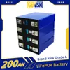 200Ah LifePo4 3.2V Al Litio Ferro Fosfato 1/4/8/16/32PCS Batteria Ricaricabile a Ciclo Profondo cellulare FAI DA TE Per 12V 24V 48V CAMPER Furgoni Barche