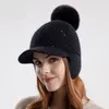 Boll Caps Cokk Baseball Cap Winter Hatts For Women Sticked Beanie Thicked Ear Protection Ladies Bonnet Casquette Coldsof Håll WARM 230211