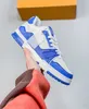 2023 Дизайнерские кроссовки Virgil Trainer Casual Shoes the Calfskin Кожа Abloh White Green Red Blue Letter Olples