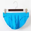 Sous-vêtements sexy pour hommes sous-vêtements gays slips grande poche de pénis mâle culotte sissy maillots de bain sans couture renflement de soie glacée