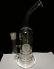 Mobius Glass Bong Hookahs Matryca boczna 18 mm złącza szklana wodę Bong