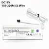 Znak DC 3V 5 V 12V Zasilacz sterownik sterownika dla 1-220m El Wire Elastyczne neonowe światło LED Kabel taśmowy