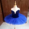 Stage Wear Bleu Rouge Ballet Tutu Professionnel Balet Robe Femme Ballerine Enfant Enfants Adulte Swan Lake Costume Fille
