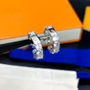 LW Crystals Earring for Women Designer Earring Gold Plated 18K 다이아몬드 공식 복제품 상자와 여자 친구를위한 최고 카운터 품질 선물 015