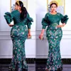 Ethnic Clothing MD African Women Plus Size Evening Dresses Wedding Party Long Luxury Sequin Gown Bodycon Mermaid Dress Ankara Ladies 230211