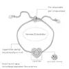 Charme Armbänder 2023 Trendy Hohl Herzförmige Strass Für Frauen Mode Einfache Einstellbare Kette Schmuck Geschenke