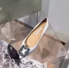 Zapatos planos de tela de satén azul para mujer, zapatos planos de trabajo con lentejuelas y diamantes de imitación, zapatos de novia