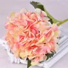 Kwiaty dekoracyjne sztuczne jedwabne hortensja bukiet ślub domowy