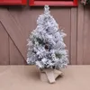 Dekoracje świąteczne Drobne wykonanie Piękny wystrój domu mini cedar świąteczny drzewo lekkie fałszywe fałszywe realistyczne dla salonu