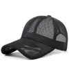 S Drop Summer Full Mesh Big Size Baseball Cap Lady Oversize Sport Hat Men Stora Trucker Caps 56-60cm 60-65cm 230210