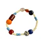 Choker Bohemian Ethnic Colorful Handmade Stone Beads Bracelet Necklace Jewelry Set