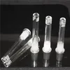 Hockahs Glass Downstem Diffuser Super Long 6 인치 14mm ~ 18mm 수컷 암컷 유리 줄 스템 어댑터