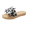 Slippers Women's New Slippers Sandals and Slippers Wear Summer Floral Bows Flat-bottomed Fashion Soft-bottomed Flip Flops Fashion Trends G230210