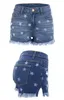 Джинсы летние женские шорты Новые европейские американские разорванные джинсы Сексуальные ночные клубы Горячие брюки 668H2