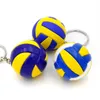 Key ringen volleybal sleutelhanger ornamenten zakelijke volleybal geschenken volleybal voetbal strand bal basketbal sleutelhang ketting ketens ringen sport g230210