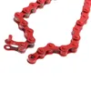 Bike Chain Fixed Gear Track BMX Single Speed Chains with Anti-rust Technology 1/2' X 1/8' Red 0210