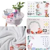 18 estilos infantil com fotografia de fotografia infantil cobertores de comemoração de propriedade fotográfica cartas de animais de flores manto de flanela fotográfica