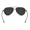 Sonnenbrille für Männer, polarisierte Fahrbrille, oval, lässig, schwarzbraun, Linsengröße 6115150 mm, 230211