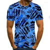 T-shirts pour hommes bière impression numérique 3D chemise hommes mode col rond Caual T-shirt à manches courtes