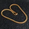 Pendant Necklaces 20 Inch Gold Color Fashion Long Chain Jewelry Wholesale Necklace Men Brand Hippie Male Gift Promotion Sale Fast