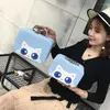 Storage Boxes Cartoon Cute Cosmetic Bag Simple And Portable PU Printing Waterproof Hard Shell Case Travel Washing