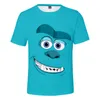 남자 T 셔츠 재미있는 애니메이션 만화 3D 의상 패션 남자 여자 티셔츠 짧은 슬리브 티셔츠 티셔츠 땀 셔츠 탑