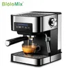 Autre Home Garden BioloMix 20 Bar Machine à café expresso de type italien avec mousseur à lait pour cappuccino latte et moka 230211