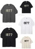 Ontwerper Mode Luxe 1977 essentieel klassiek T-shirt heren en dames Letter Printing Hip Hop FOG Top Zomer Ademend High Street Cotton Loose Tees ess