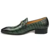 Abendschuhe Erfolgreiche Herren-Loafer Business-Abendschuhe Hochzeitsbankettanzug Italien Designer-Lederschuhe Echtes Leder Spitzschuh 230210