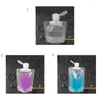 Storage Bottles Portable Ones Spout Pouch Refillable Makeup Packing Bag Subpack The Liquid Transparent Clamshell Packaging