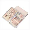 Nail Art Kits 7 bis 18 Stück tragbares Edelstahl-Schneidewerkzeug Maniküre-Clipper-Pediküre-Set Schere Nagelhautzange