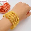 Bangle Dubai Bangle per le donne Braccialetti indiani Africa Gioielli Colore oro Perline Braccialetto Bangle Etiope Matrimonio Sposa Regalo per feste G230210