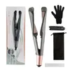 Curling Irons Profesjonalna prostownica do włosów Prostownica do włosów Led Skręcona płyta 2 w 1 Ceramiczna do wszystkich typów Narzędzia do salonu Drop Dhuf6