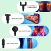 Percussão de tecido profundo de volta para atletas Muscle Fascia Gun para alívio da dor com 4 cabeças de massagem 9 Velocidade 0209