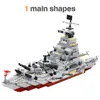 Blokkeert Model Warships Building Construction Set for Boys Navy War Chariot Ship Army Boat Plane Bicks Toys Children 230210