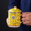 Copas de pires jingdezhen xícara de chá em cerâmica chinesa com tampa de o osso da porcela