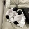 Slippers New Ins Style Cross Belt Plush Cotton Women Girls Slippers Female Indoor Nice G230210