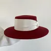 ケチなブリム帽子ファッションウールウェディングパーティーポークパイトップハットフロッピーソンブレロミュージャーの女性魅力者のためのワイドフェドーラ